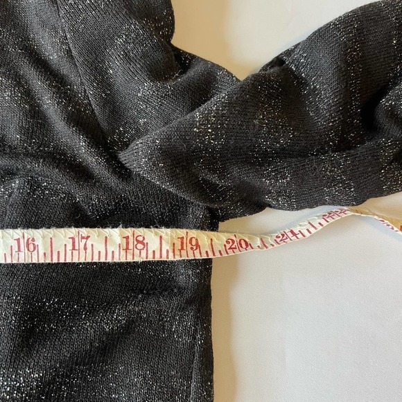 AMERICAN Rag Black and Silver striped Cardigan XL - Picture 8 of 9